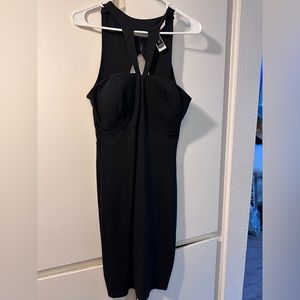 Black cocktail dress